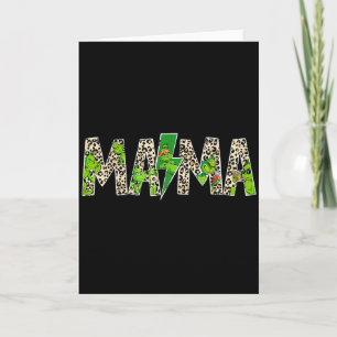 Mama Leopard Retro Mom Nanny Grandma Mother's Day Card