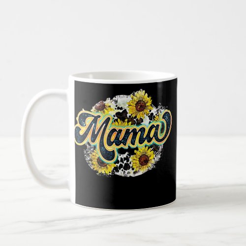 Mama Life Sunflower Mama Mom Bun For Mothers Day Coffee Mug