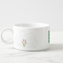 Mama Lily Soup Mug – Minimalist Floral