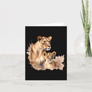 Mama Lioness Tee New Mom Lion Mommy Gift For Mothe Card