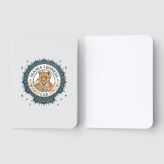 Mama Lioness USA/ Foil Pocket Notebook