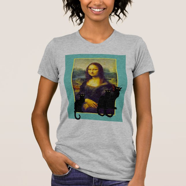 Mama Lisa and Les Chats Noir T-Shirt (Front)