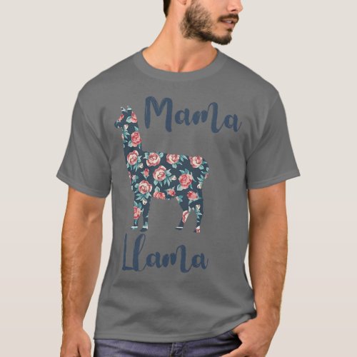 Mama Llama Best Mom Mother Day Ever Gift Funny Wom T_Shirt