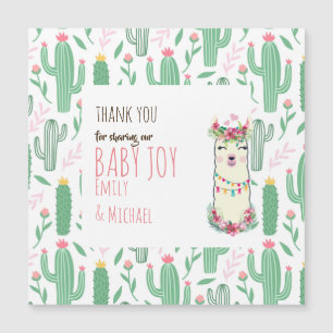 Mama Llama Fiesta Baby Girl Shower Partyware
