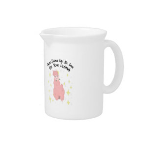 Mama Llama Has No Time For Your Drama Beverage Pitcher