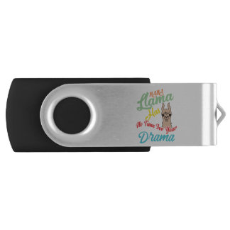mama-llama-has-no-time-for-your-drama flash drive