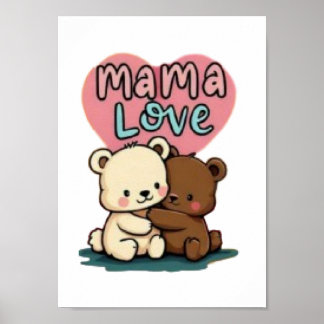 Mama Love a Perfect Gift Poster
