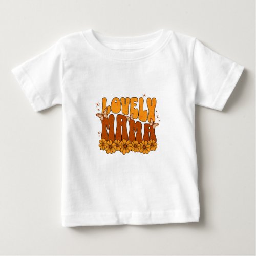 mama lovely baby jersey  baby T_Shirt