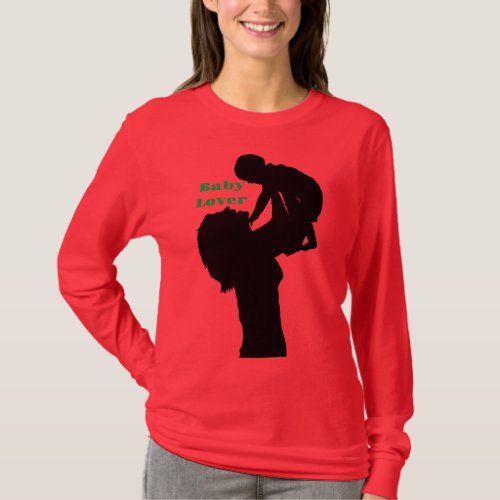Mama loves Baby Womens Long_Sleeve Shirts