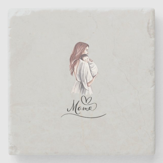 Mama Making Memories & Making Magic  Stone Coaster (Front)