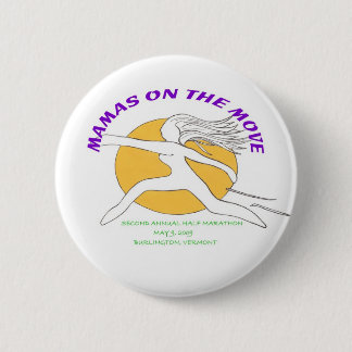 MAMA MARATHON LOGO PINBACK BUTTON