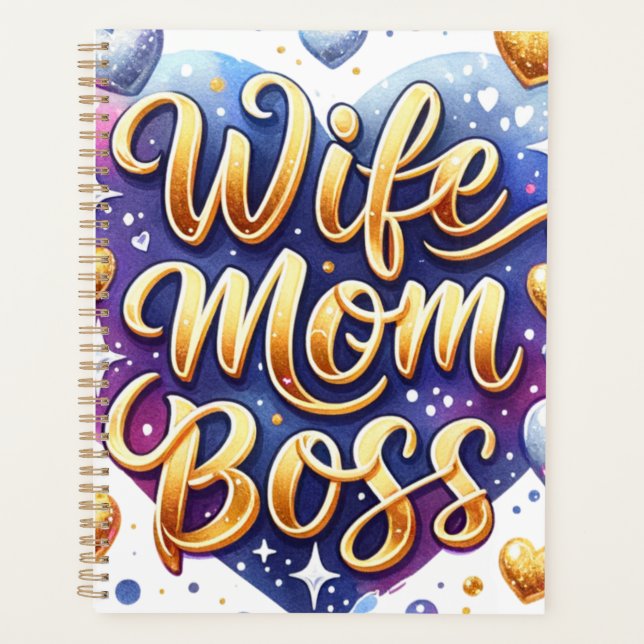 Mama Merry Christmas Happy X-mas mom mother mommy Planner (Front)