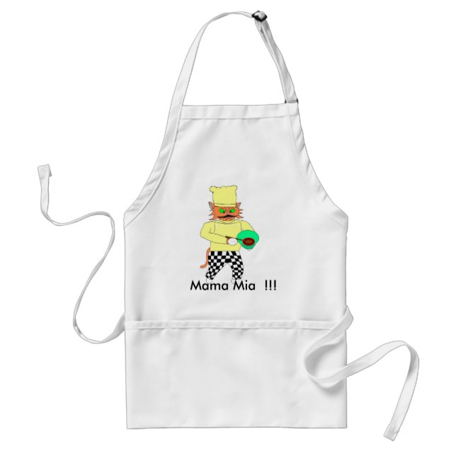 Mama Mia  !!! Adult Apron (Front)