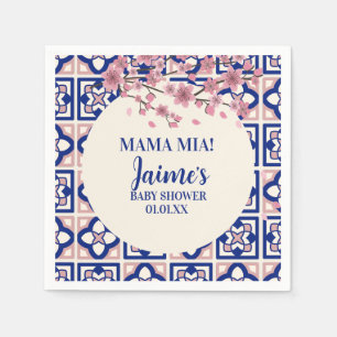 Mama Mia Baby Shower Cherry Blossoms Napkins