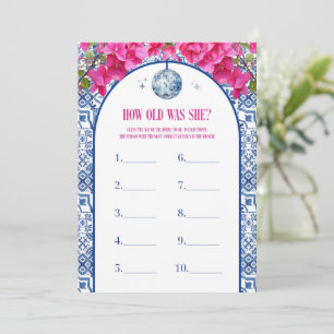 Mama Mia Hen Party How Old Was She Game Cards