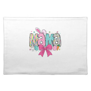 Mama Mini Easter Matching Mama Bunny Easter Day T- Cloth Placemat