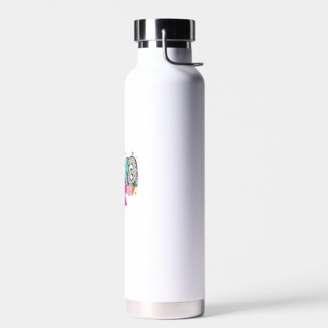 Mama Mini Easter Matching Mama Bunny Easter Day T- Water Bottle (Left)