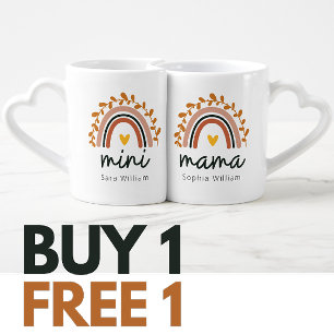MAMA MINI MOM AND DAUGHTER COFFEE MUG SET