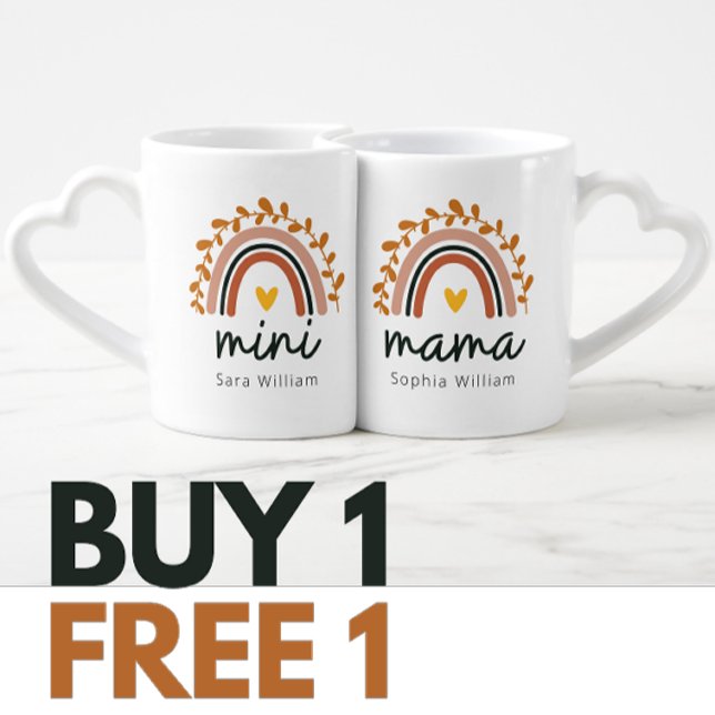 MAMA MINI MOM AND DAUGHTER COFFEE MUG SET (Creator Uploaded)