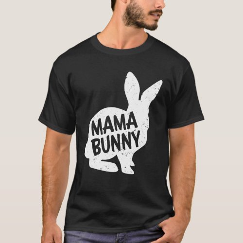 Mama Mom Bunny Matching Group Funny Family Easter  T_Shirt
