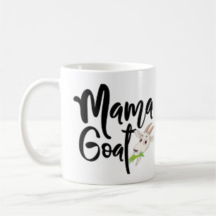 Mama (MOM) Goat Cute Goat Coffee Mug