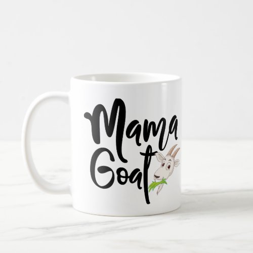 Mama MOM Goat Cute Goat Coffee Mug