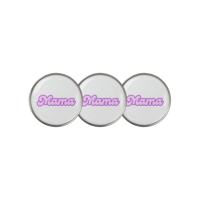 Mama | Mom, Mom to Be Golf Ball Marker (3 Up)
