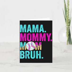 Mama mommy mom bruh baseball drip ice cream card