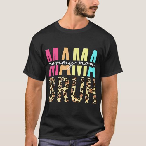 MAMA MOMMY MOM BRUH Funny Boy Mom Life Mothers Day T_Shirt