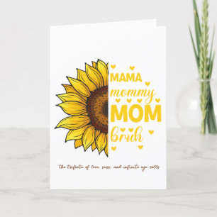 Mama, Mommy, Mom BRUH Mother's Day Card