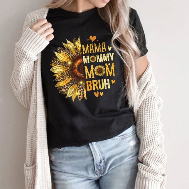 Mama Mommy Mom Bruh Shirt, Mommy And Me Mom T-Shirt (Creator Uploaded)