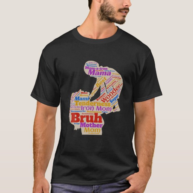 Mama Mommy Mom Bruh T-Shirt (Front)