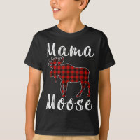 Mama Moose Family Christmas Pajama Red& Black