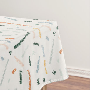 Mama mother best mom tablecloth