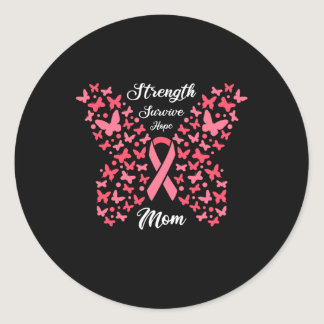 Mama Mother Butterfly World Maver Day February Classic Round Sticker