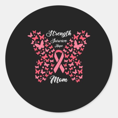 Mama Mother Butterfly World Maver Day February Classic Round Sticker