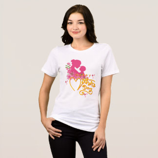 Mama Mother's Day Custom Names T-Shirt Tri-Blend Shirt