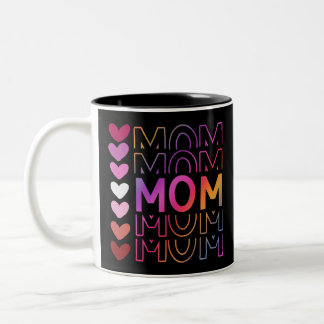 MAMA mother's day gift Two-Tone Coffee Mug