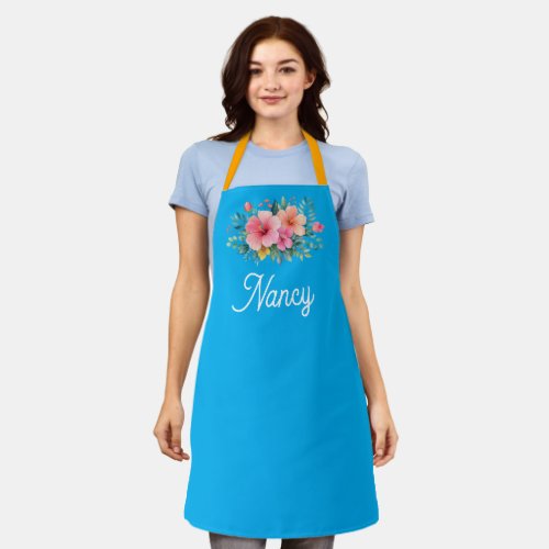 Mama — My First Home | Mother & Daughter Floral Tr Apron