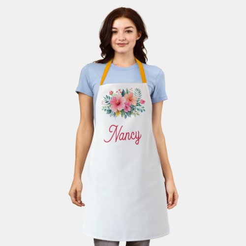 Mama — My First Home | Mother & Daughter Floral Tr Apron