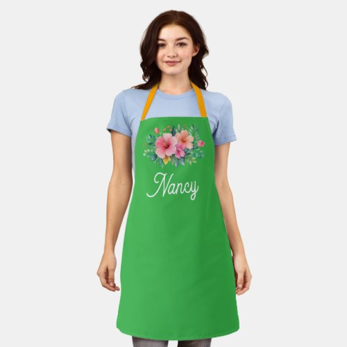 Mama — My First Home | Mother & Daughter Floral Tr Apron