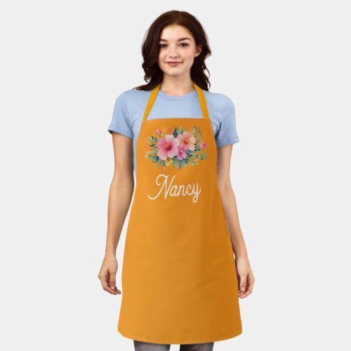 Mama — My First Home | Mother & Daughter Floral Tr Apron