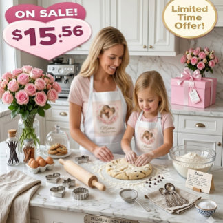 Mama — My First Home | Mother & Daughter Floral Tr Kids' Apron