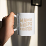 Mama needs coffee mug<br><div class="desc">A fun gift for your mom. Just fill this ceramic coffee mug with your mom's favorite coffee and tea and it will be her go-to cup for morning and night.</div>
