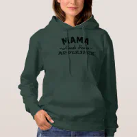 Mama Needs Some Applejack Funny Liquor Wine Hoodie | Zazzle