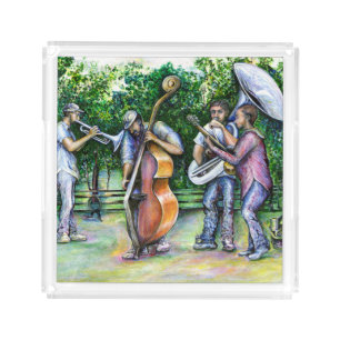 Mama Never Warned Me about Tuba Players Acrylic Tray
