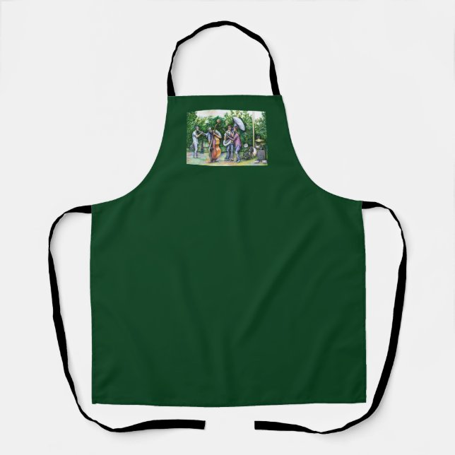 Mama Never Warned Me About Tuba Players Apron (Front)
