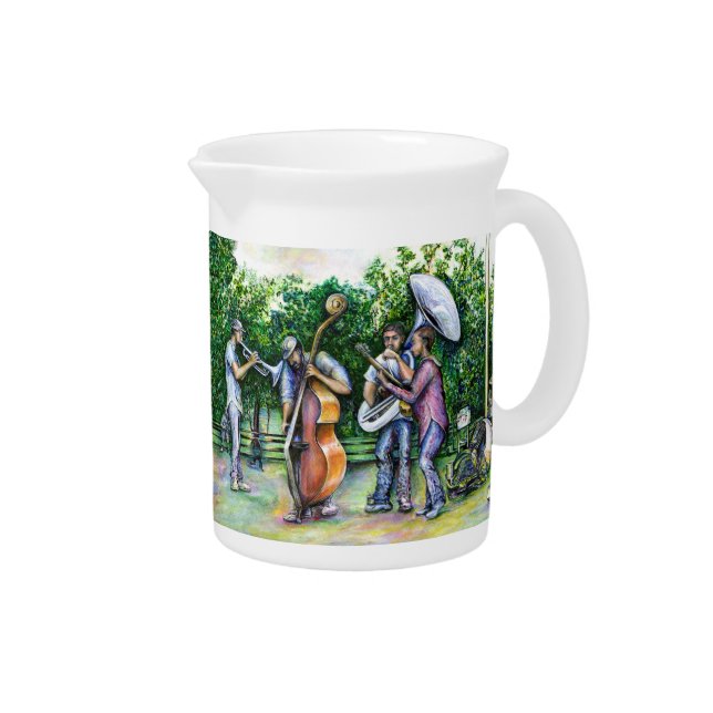 Mama Never Warned Me about Tuba Players Beverage Pitcher (Right)