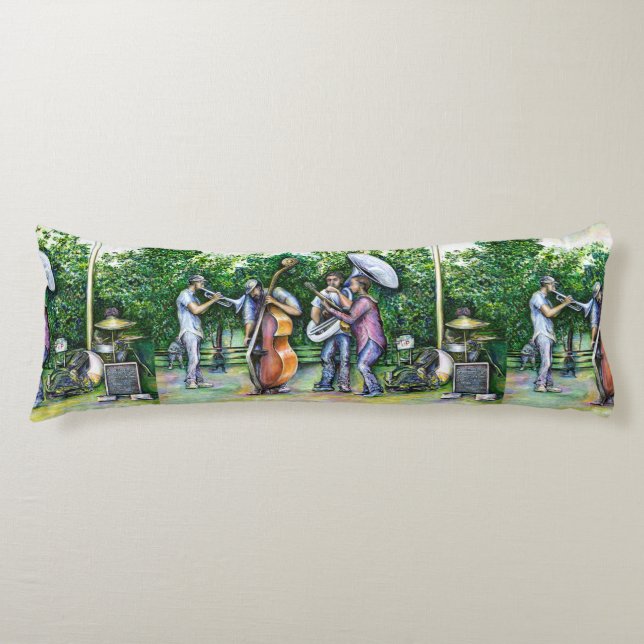 Mama Never Warned Me about Tuba Players Body Pillow (Front)