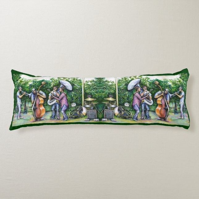 Mama Never Warned Me about Tuba Players Body Pillow (Front)